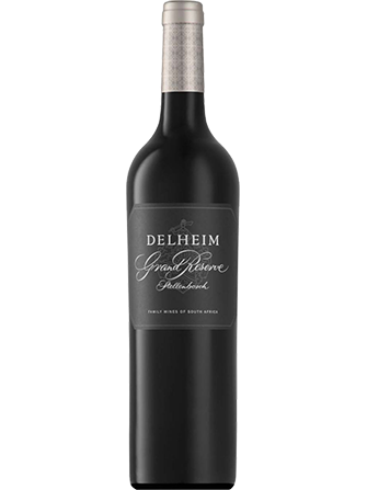 Červené víno Delheim Grand Reserve s chutí černého rybízu, moruše, máty a vanilky.