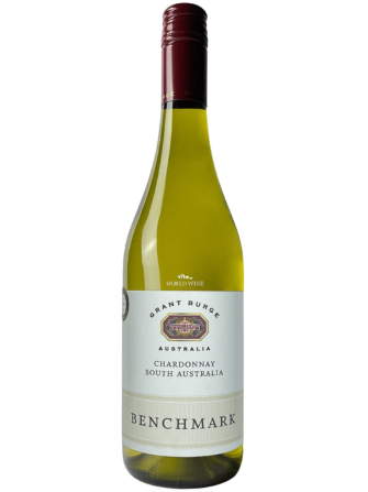 Bílé víno Grant Burge Benchmark Chardonnay s chutí broskve, citrónu, medu a melounu