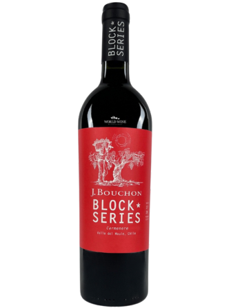 Červené víno Bouchon Block Series Carmenéŕe s chutí červeného ovoce, čokolády a pepře