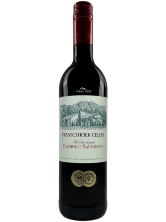 Červené víno odrůdy Cabernet Sauvignon z vinařství Franschhoek Cellar s chutí tmavého ovoce a tabáku