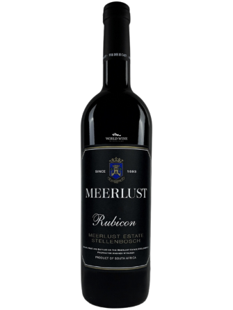 Červené víno Meerlust Rubicon Stellenbosch s chutí cedru, švestek a tmavého ovoce