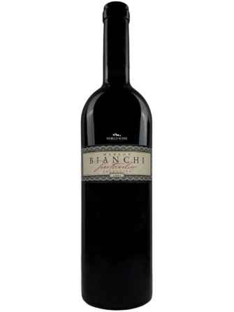 Červené víno Merlot Particular Bianchi s chutí tmavého ovoce, dubu a vanilky