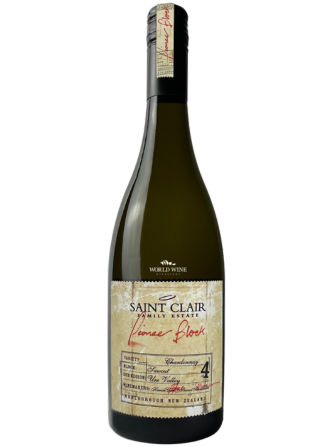 Kvalitní bílé víno Chardonnay ze Saint Clair Marlborough s tóny tropického ovoce a koření